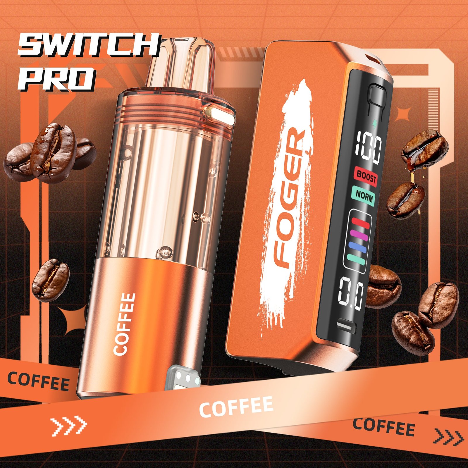 Coffee Foger Switch Pro Kit 30K Puffs
